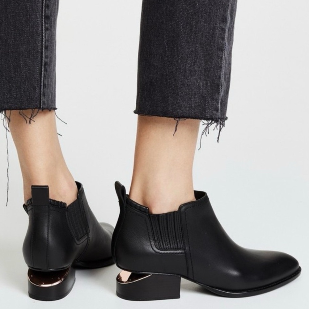 Alexander Wang Black Kori Ankle Boots 38/8
